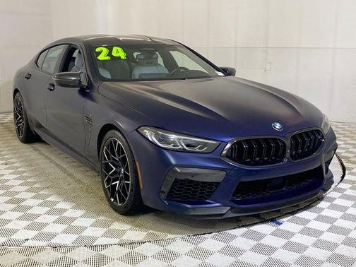 Frozen Tanzanite Blue Metallic 2024 BMW M8 Gran Coupe Competition