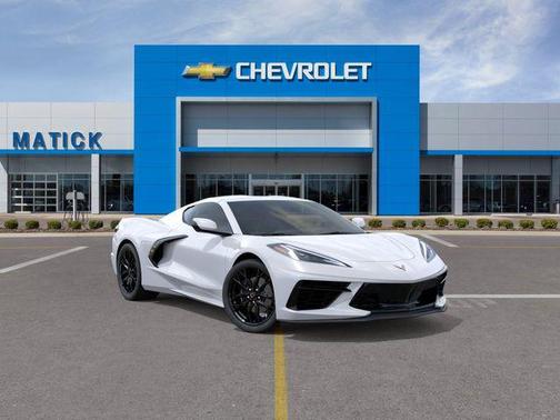 Arctic White 2026 Chevrolet Corvette Stingray w/1LT