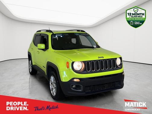 Hypergreen Clearcoat 2017 Jeep Renegade Latitude