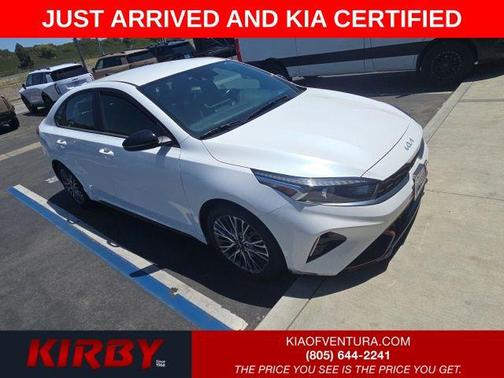Snow White Pearl 2022 Kia Forte GT-Line