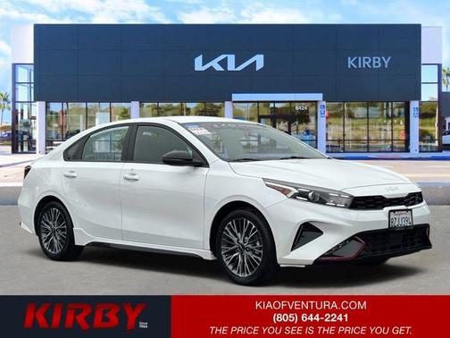 Snow White Pearl 2022 Kia Forte GT-Line