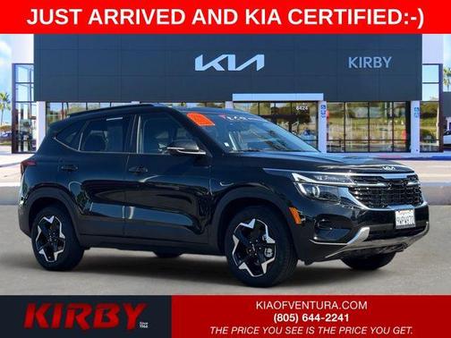 Black 2025 Kia Seltos S