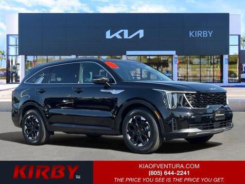 Ebony Black 2025 Kia Sorento S