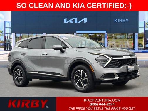 Steel Gray 2025 Kia Sportage Hybrid LX