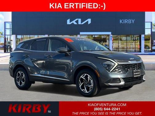 Gray 2024 Kia Sportage LX
