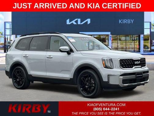Gray 2023 Kia Telluride EX X-Line