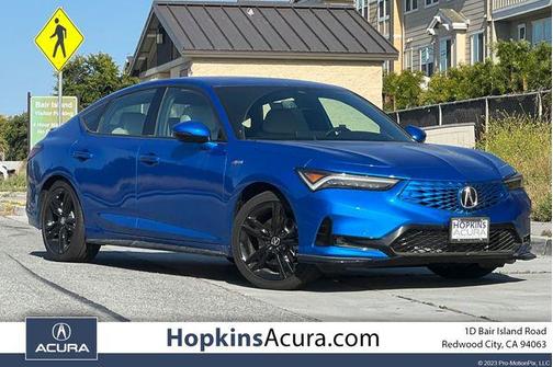 Double Apex Blue Pearl 2026 Acura Integra FWD A-Spec with Technology