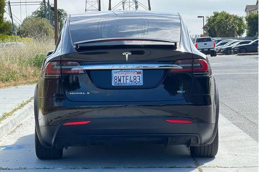 Solid Black 2017 Tesla Model X 75D