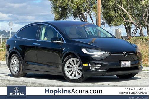 Solid Black 2017 Tesla Model X 75D
