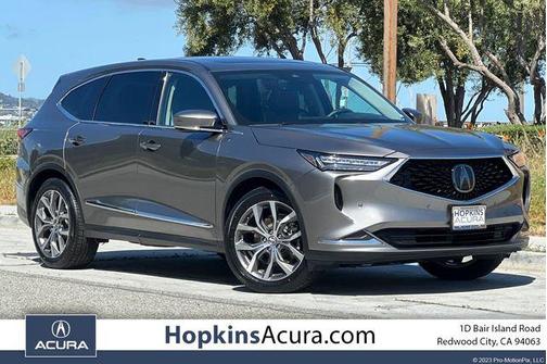 Liquid Carbon Metallic 2023 Acura MDX Technology Package