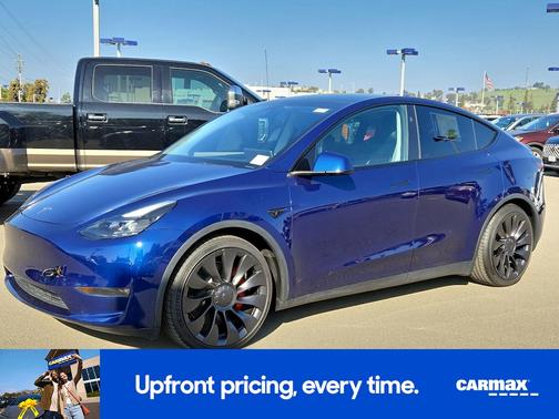 Blue 2023 Tesla Model Y Performance