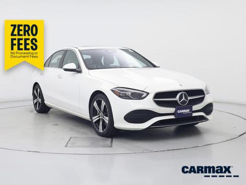 White 2022 Mercedes-Benz C-Class
