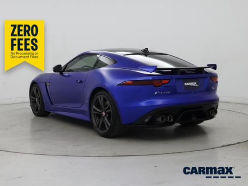 Blue 2019 Jaguar F-TYPE SVR