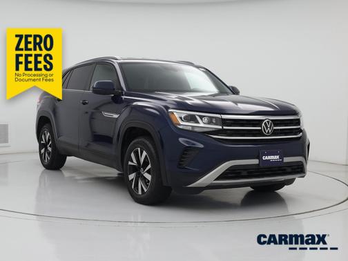 Blue 2020 Volkswagen Atlas Cross Sport SE