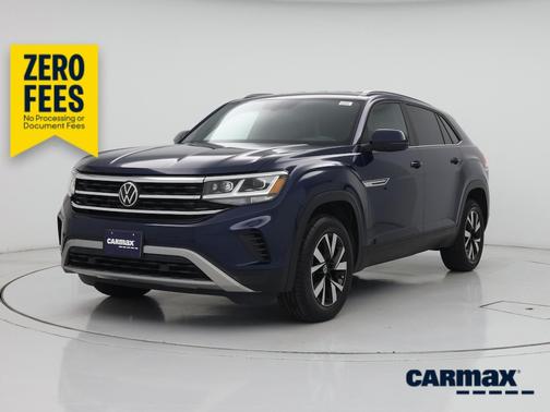 Blue 2020 Volkswagen Atlas Cross Sport SE