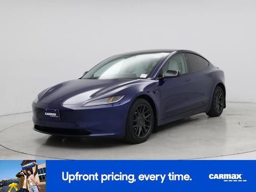 Blue 2025 Tesla Model 3 Long Range