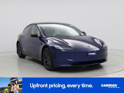 Blue 2025 Tesla Model 3 Long Range