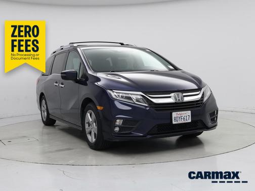Blue 2018 Honda Odyssey EX-L
