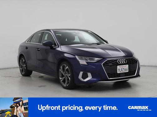 Blue 2022 Audi A3 Premium