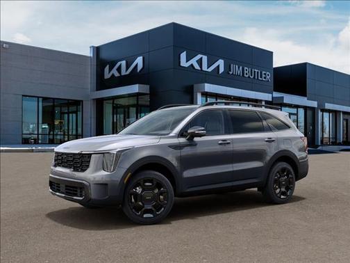 Steel Gray 2026 Kia Sorento Hybrid SX Prestige
