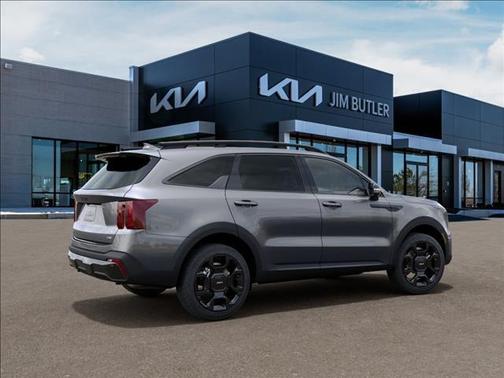 Steel Gray 2026 Kia Sorento Hybrid SX Prestige