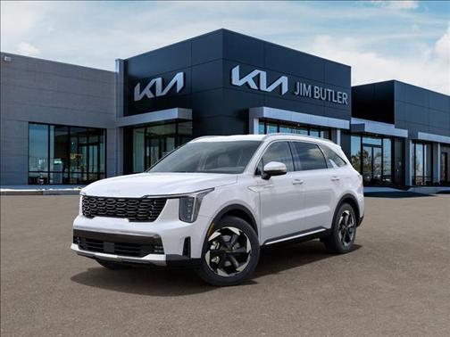 Snow White Pearl 2026 Kia Sorento Hybrid EX