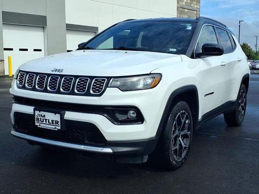 Bright White Clearcoat 2025 Jeep Compass Limited