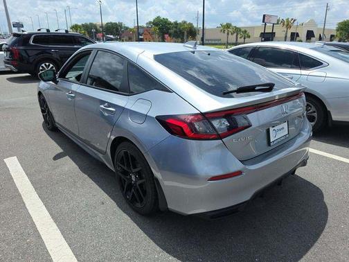 Solar Silver Metallic 2025 Honda Civic Sport