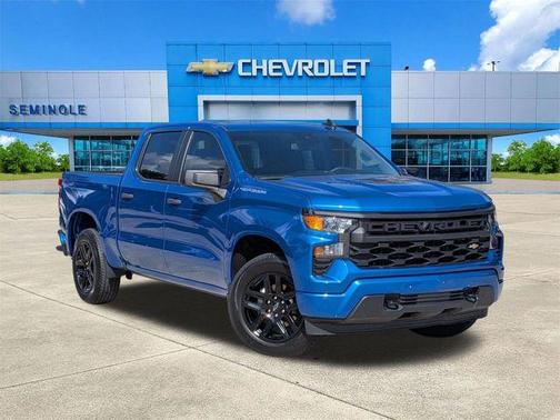 Glacier Blue Metallic 2024 Chevrolet Silverado 1500 Custom