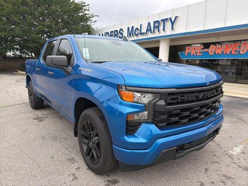 Glacier Blue Metallic 2024 Chevrolet Silverado 1500 Custom