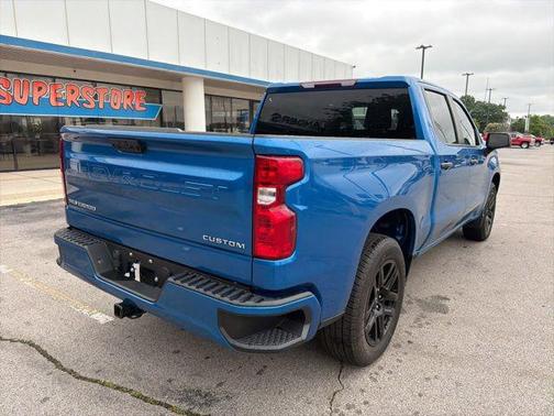 Glacier Blue Metallic 2024 Chevrolet Silverado 1500 Custom