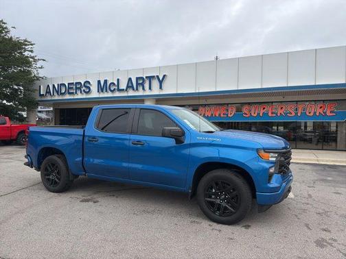 Glacier Blue Metallic 2024 Chevrolet Silverado 1500 Custom