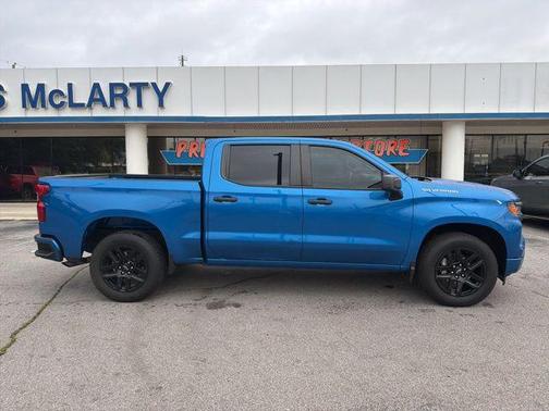 Glacier Blue Metallic 2024 Chevrolet Silverado 1500 Custom