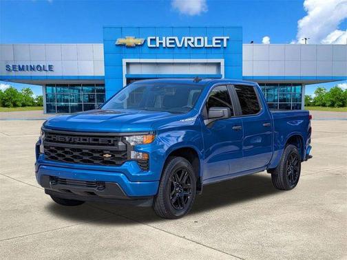 Glacier Blue Metallic 2024 Chevrolet Silverado 1500 Custom