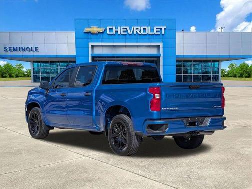 Glacier Blue Metallic 2024 Chevrolet Silverado 1500 Custom