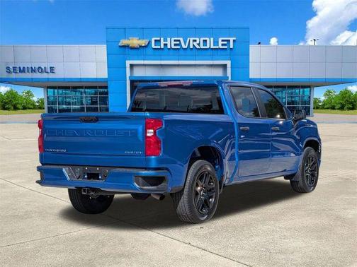 Glacier Blue Metallic 2024 Chevrolet Silverado 1500 Custom