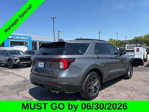 CARBONIZED GRAY METALLIC 2025 Ford Explorer ST