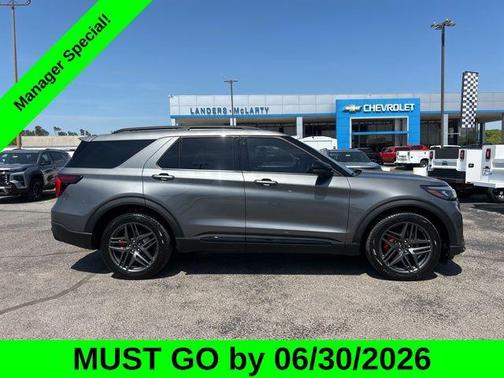 CARBONIZED GRAY METALLIC 2025 Ford Explorer ST