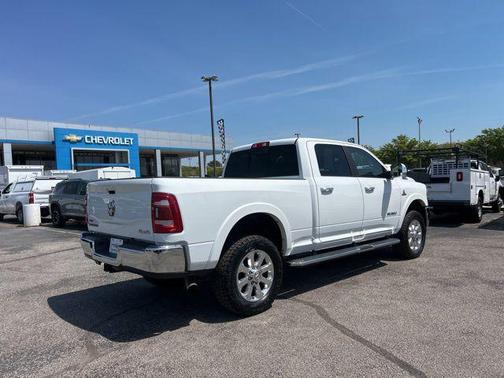 Bright White Clearcoat 2022 RAM 3500 Laramie Crew Cab 4x4 6'4' Box