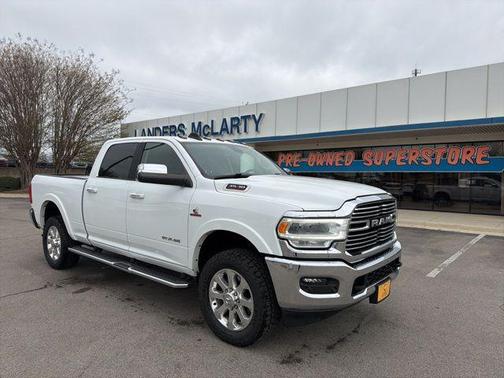Bright White Clearcoat 2022 RAM 3500 Laramie Crew Cab 4x4 6'4' Box