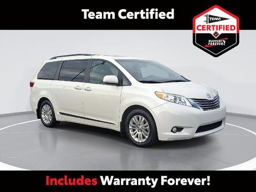 Blizzard Pearl 2017 Toyota Sienna XLE