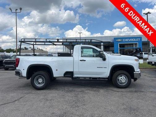 Summit White 2026 Chevrolet Silverado 3500 Regular Cab, Long Bed, WT Dual Rear Wheel, RWD