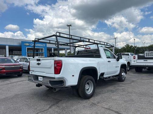 Summit White 2026 Chevrolet Silverado 3500 Regular Cab, Long Bed, WT Dual Rear Wheel, RWD