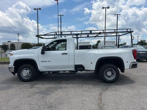 Summit White 2026 Chevrolet Silverado 3500 Regular Cab, Long Bed, WT Dual Rear Wheel, RWD