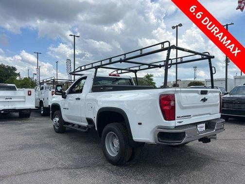 Summit White 2026 Chevrolet Silverado 3500 Regular Cab, Long Bed, WT Dual Rear Wheel, RWD