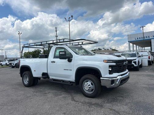 Summit White 2026 Chevrolet Silverado 3500 Regular Cab, Long Bed, WT Dual Rear Wheel, RWD