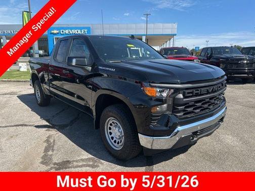 Black 2026 Chevrolet Silverado 1500 WT