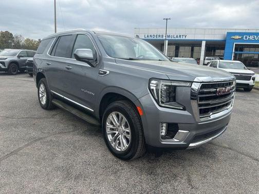 Satin Steel Metallic 2022 GMC Yukon SLT