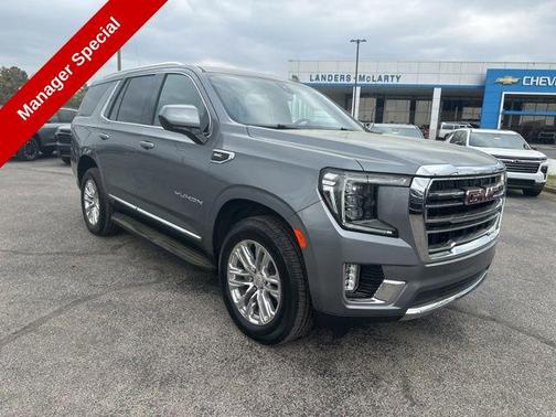 Satin Steel Metallic 2022 GMC Yukon SLT