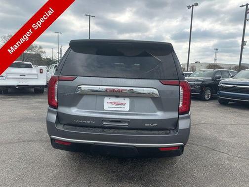 Satin Steel Metallic 2022 GMC Yukon SLT